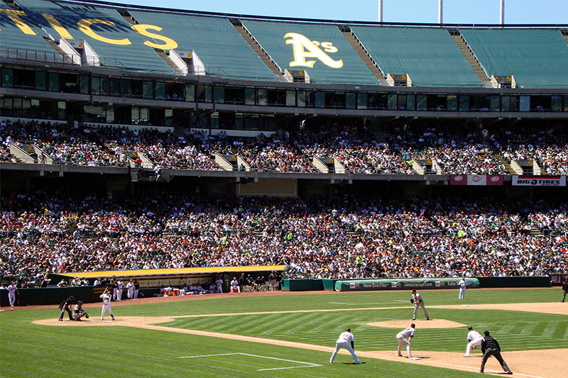 Oakland A's on X: Little League Day at the Coliseum! #RootedInOakland   / X