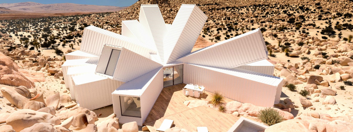 You Have to See This Shipping Container House Concept in Joshua Tree