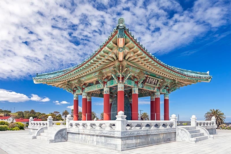 The Korean Bell of Friendship in San Pedro California