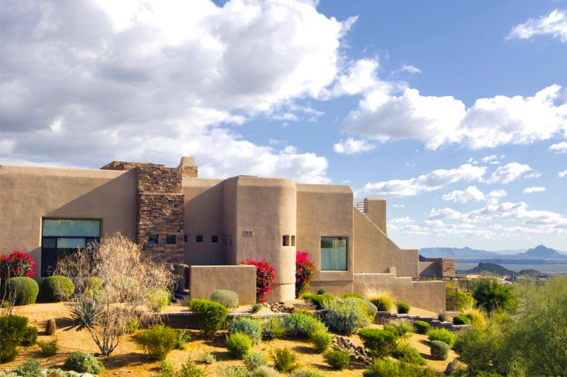 Stucco home in Phoenix, AZ