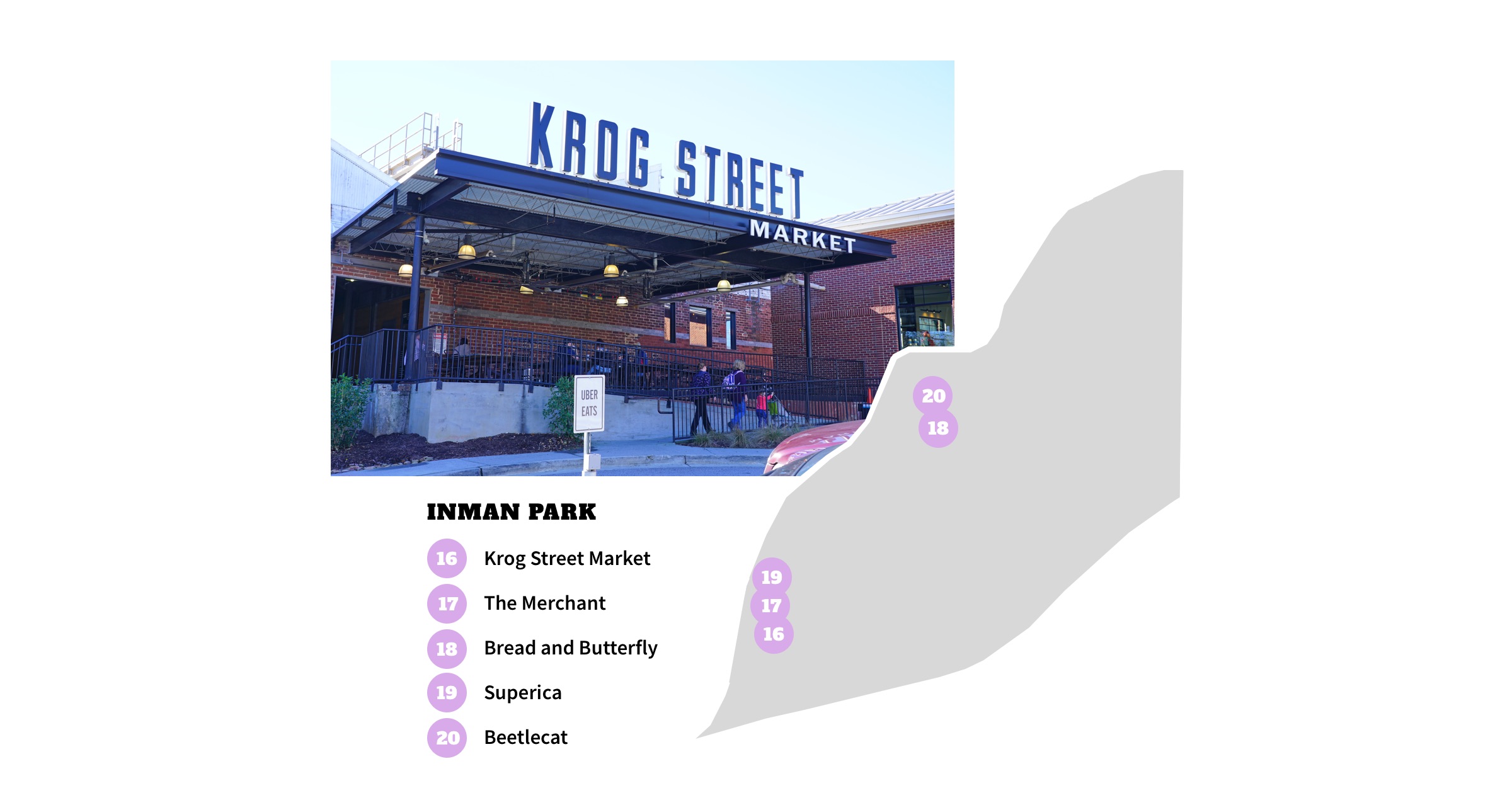 Inman Park Neighborhood Map - Atlanta