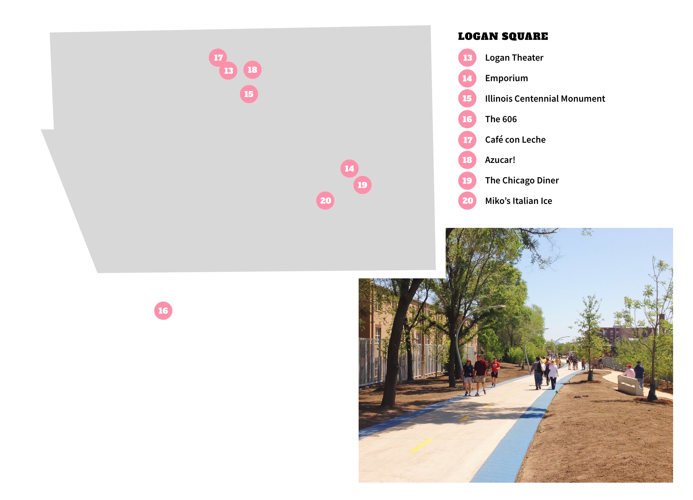 Logan Square, Chicago Neighborhood Map