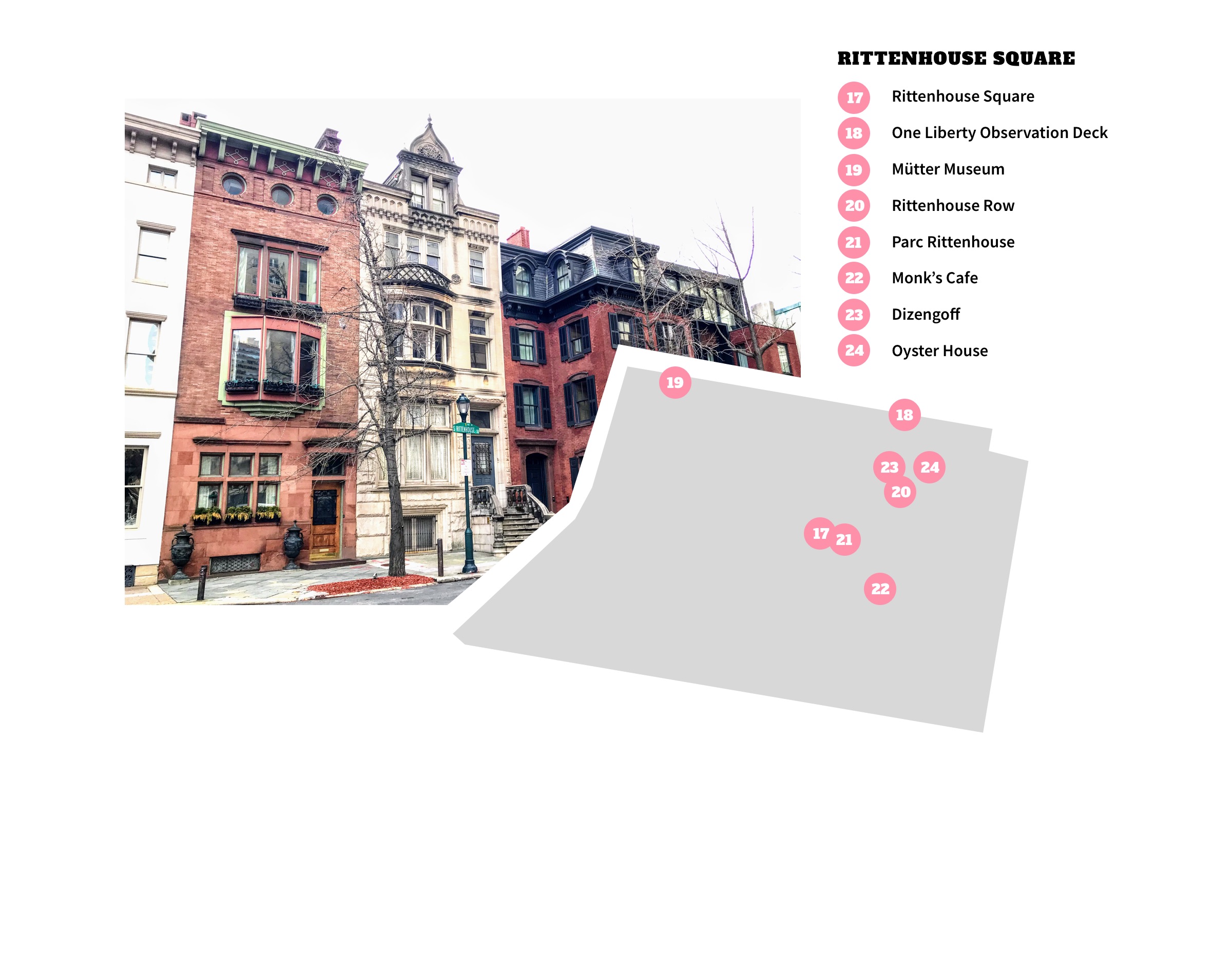 Rittenhouse Square Neighborhood Map - Philadelphia