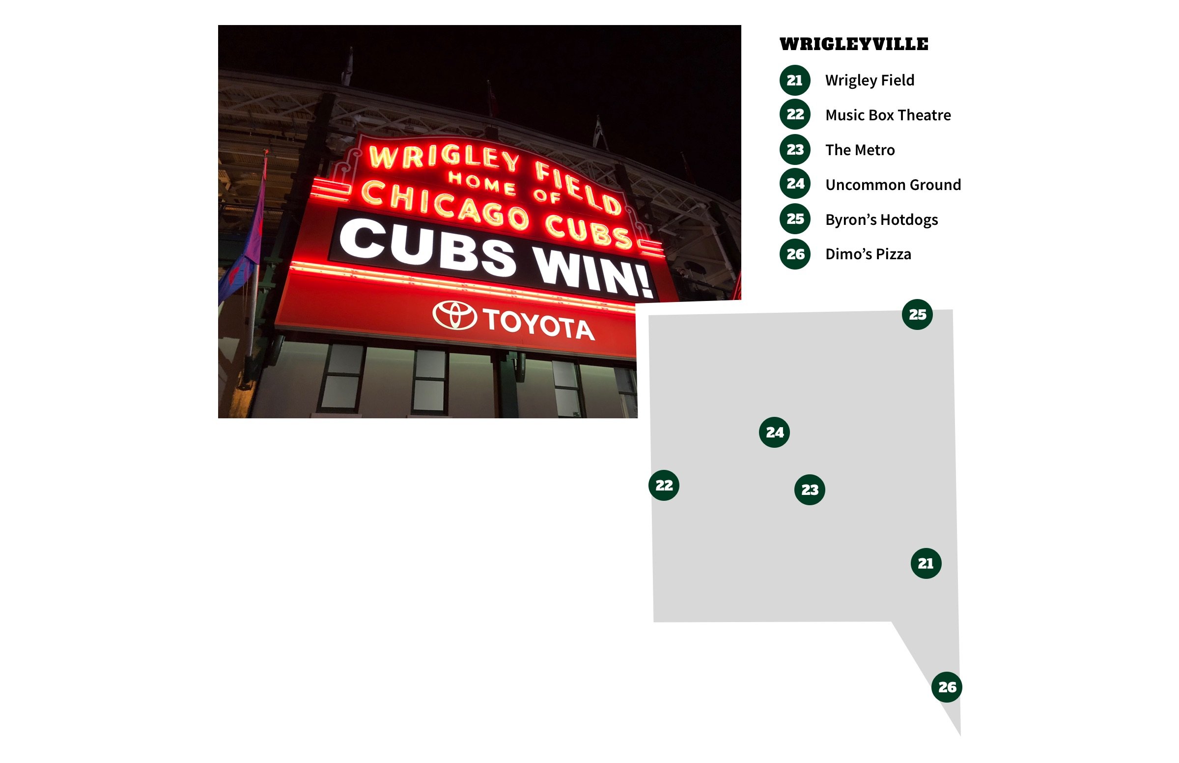 Wrigleyville, Chicago Neighborhood Map