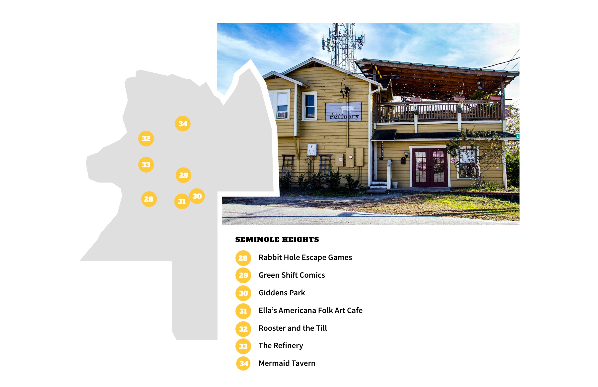 Seminole Heights Neighborhood Map - Tampa