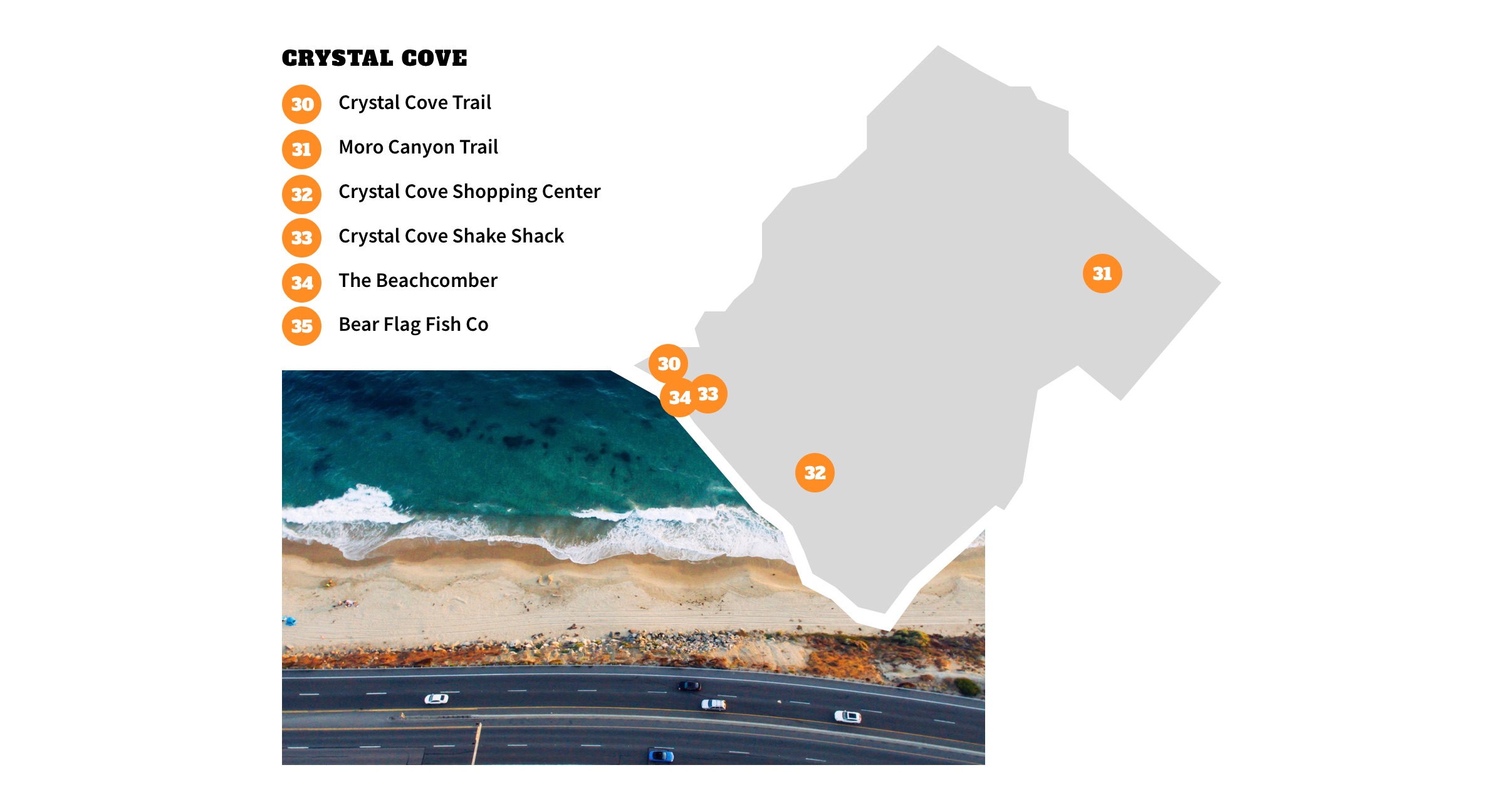 Crystal Cove Neighborhood Map - Newport Beach