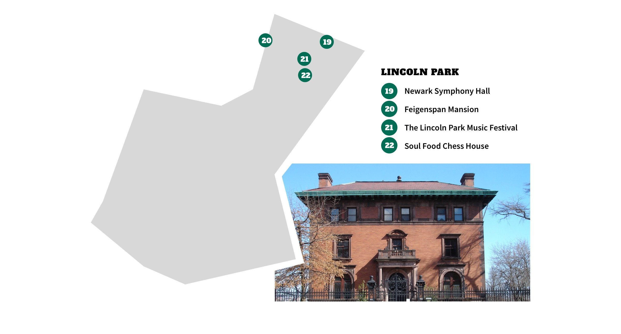 Lincoln Park, Newark Neighborhood Map