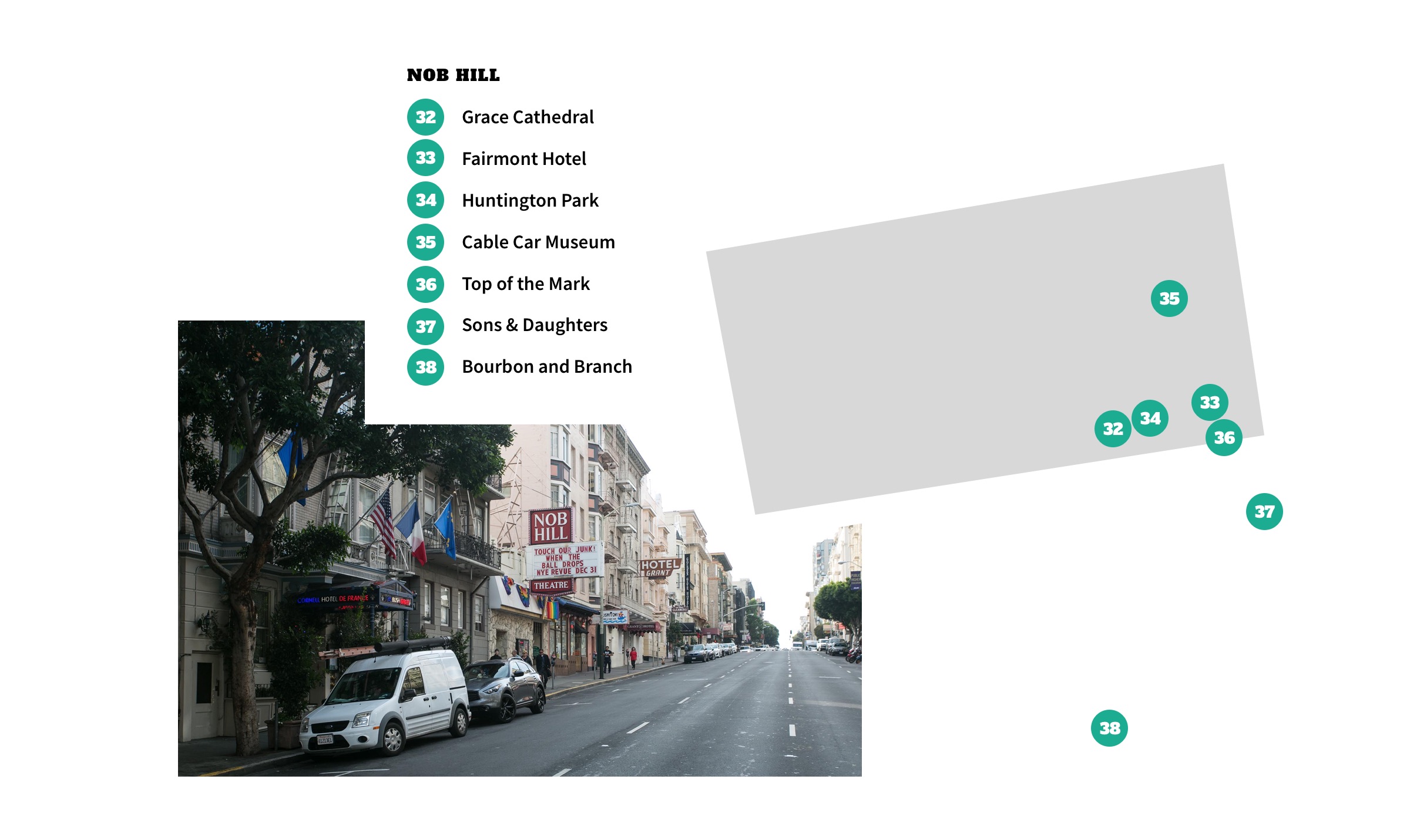 Nob Hill Neighborhood Map - San Francisco