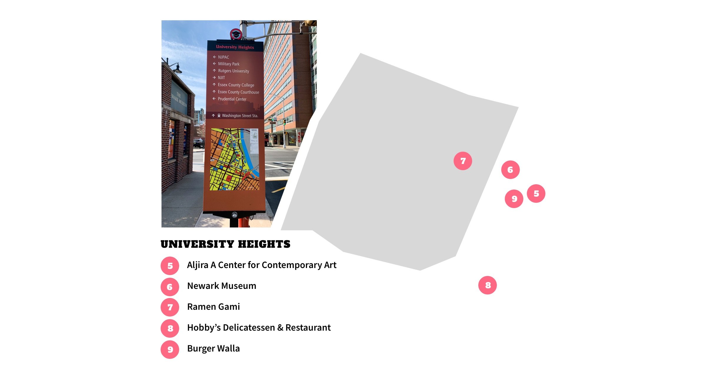 University Heights, Newark Neighborhood Map