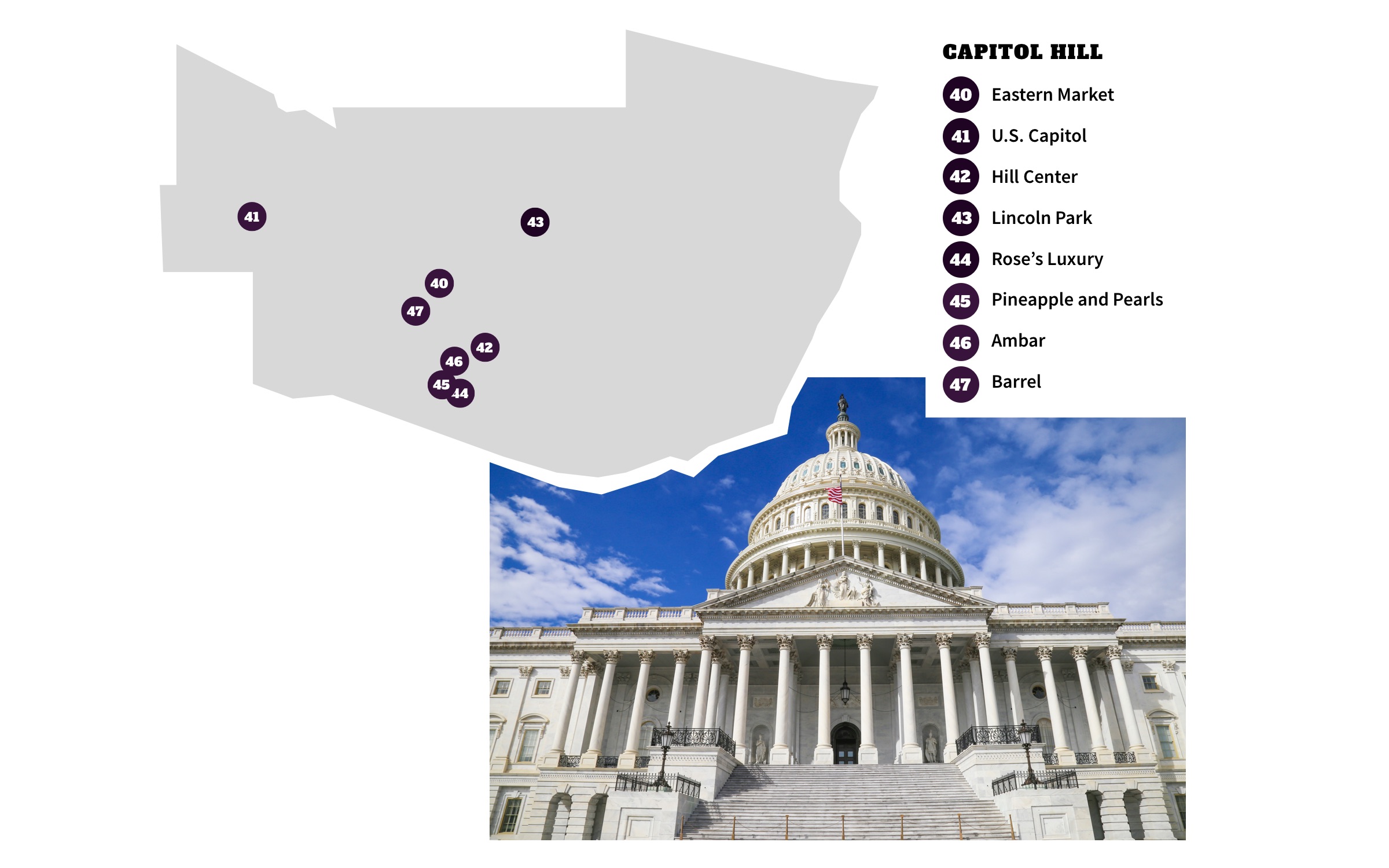 Capitol Hill, Washington D.C. Neighborhood Map