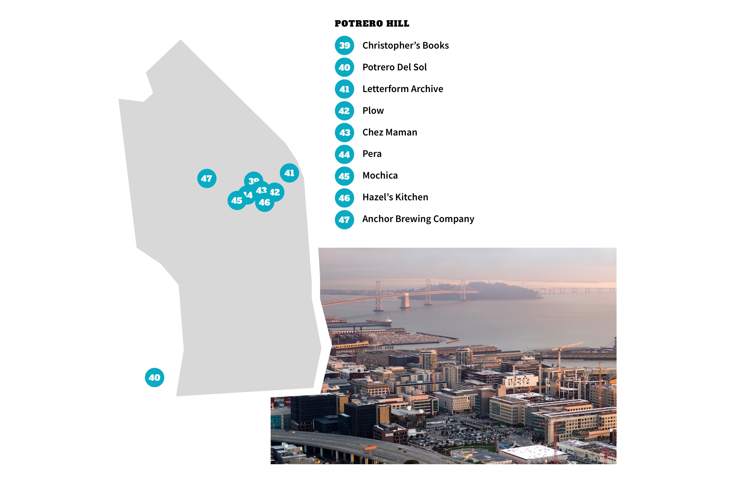 Potrero Hill Neighborhood Map - San Francisco