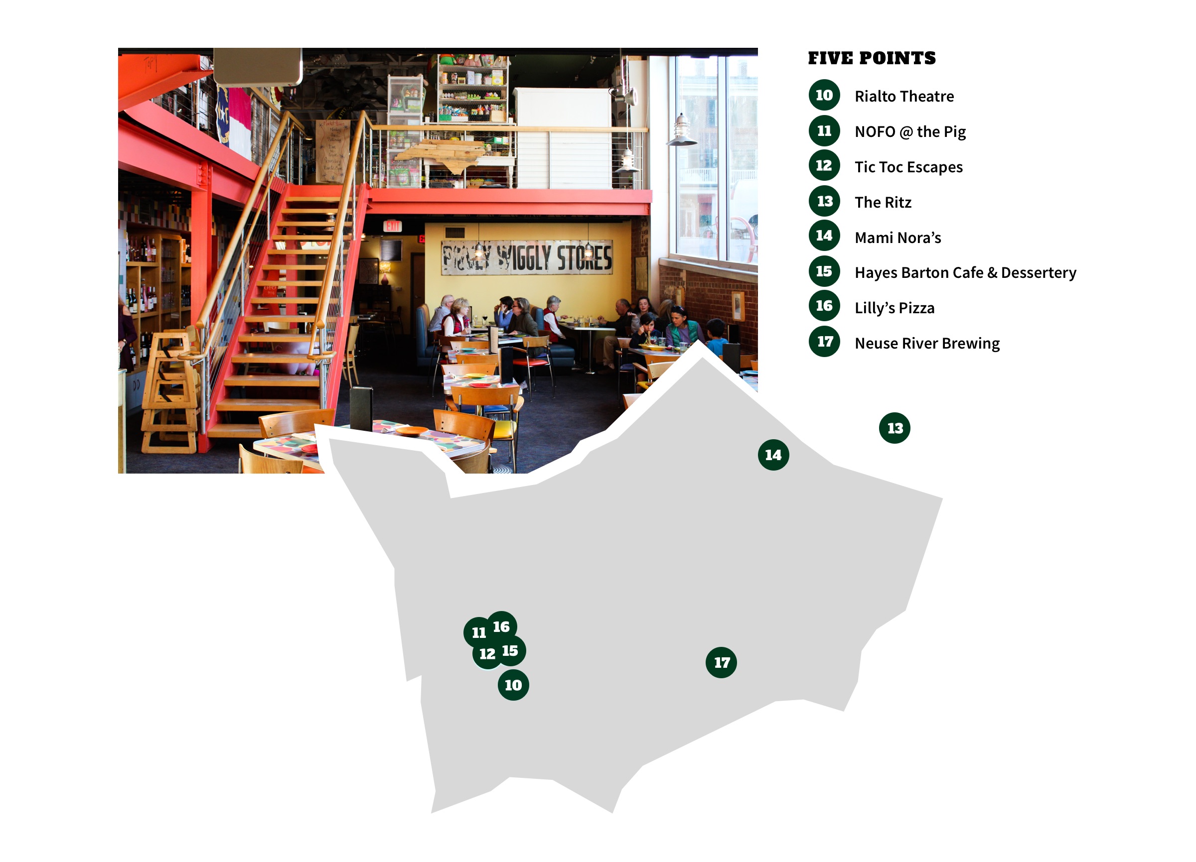 Five Points Neighborhood Map