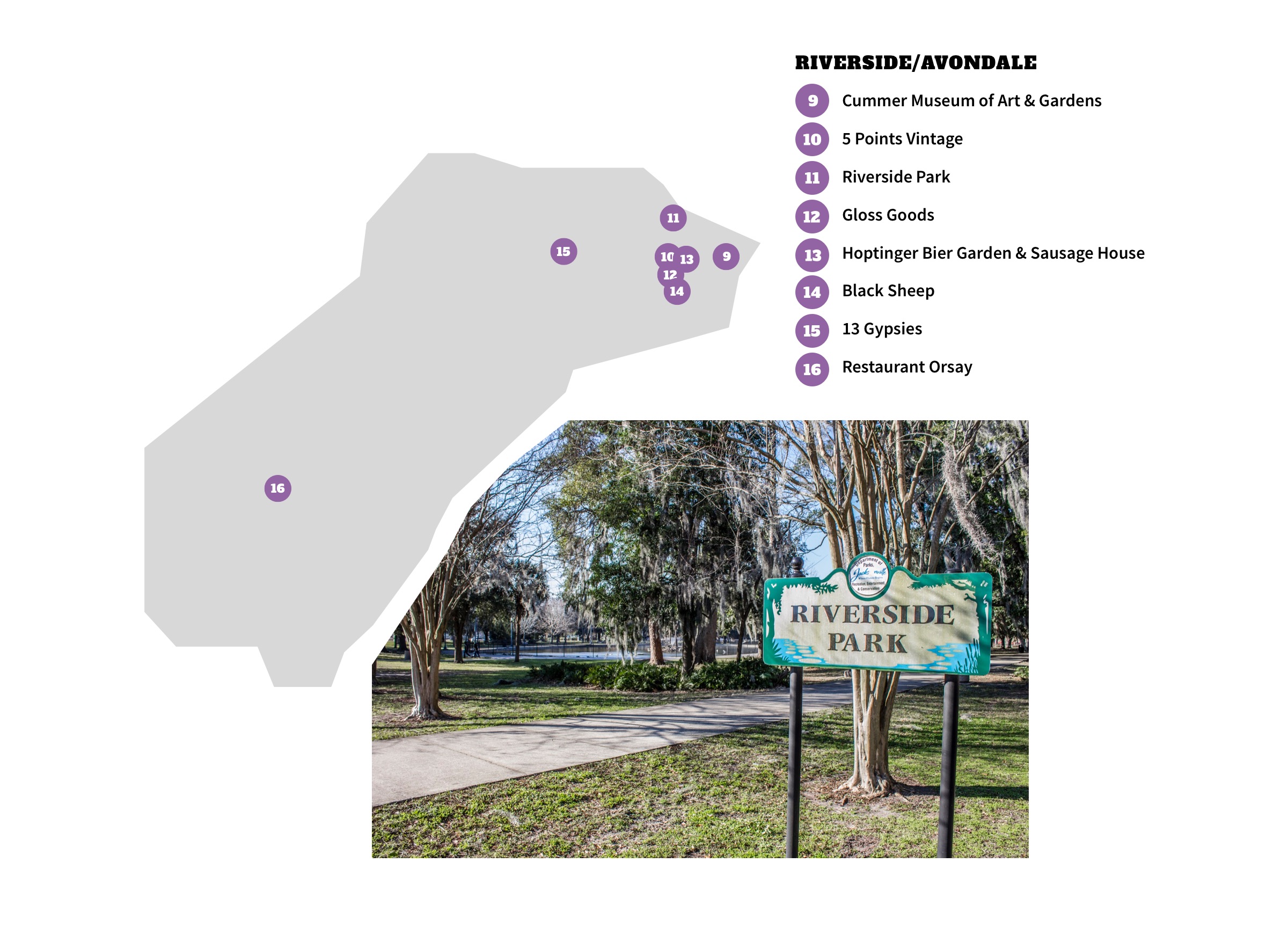 Riverside / Avondale, Jacksonville Neighborhood Map