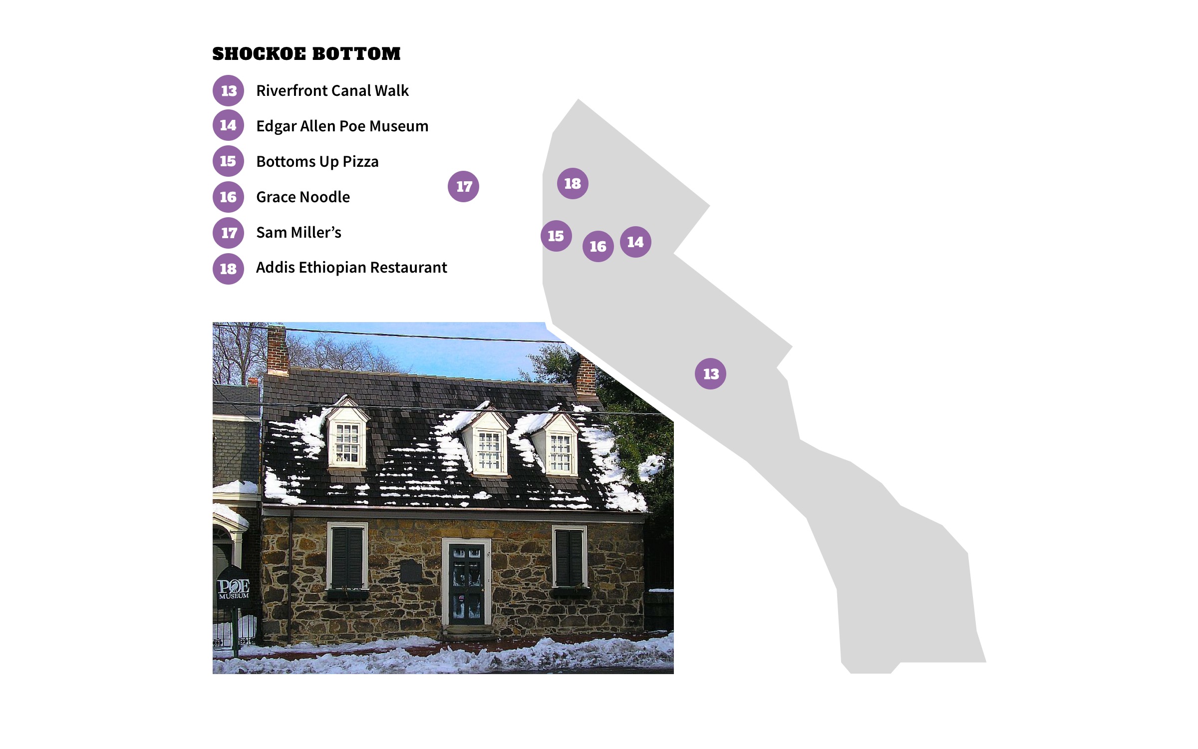 Shockoe Bottom Neighborhood Map