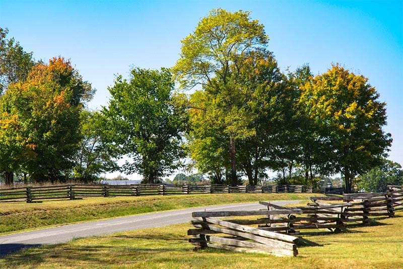 A historic Civil War battlefield site in Murfeesboro Tennessee