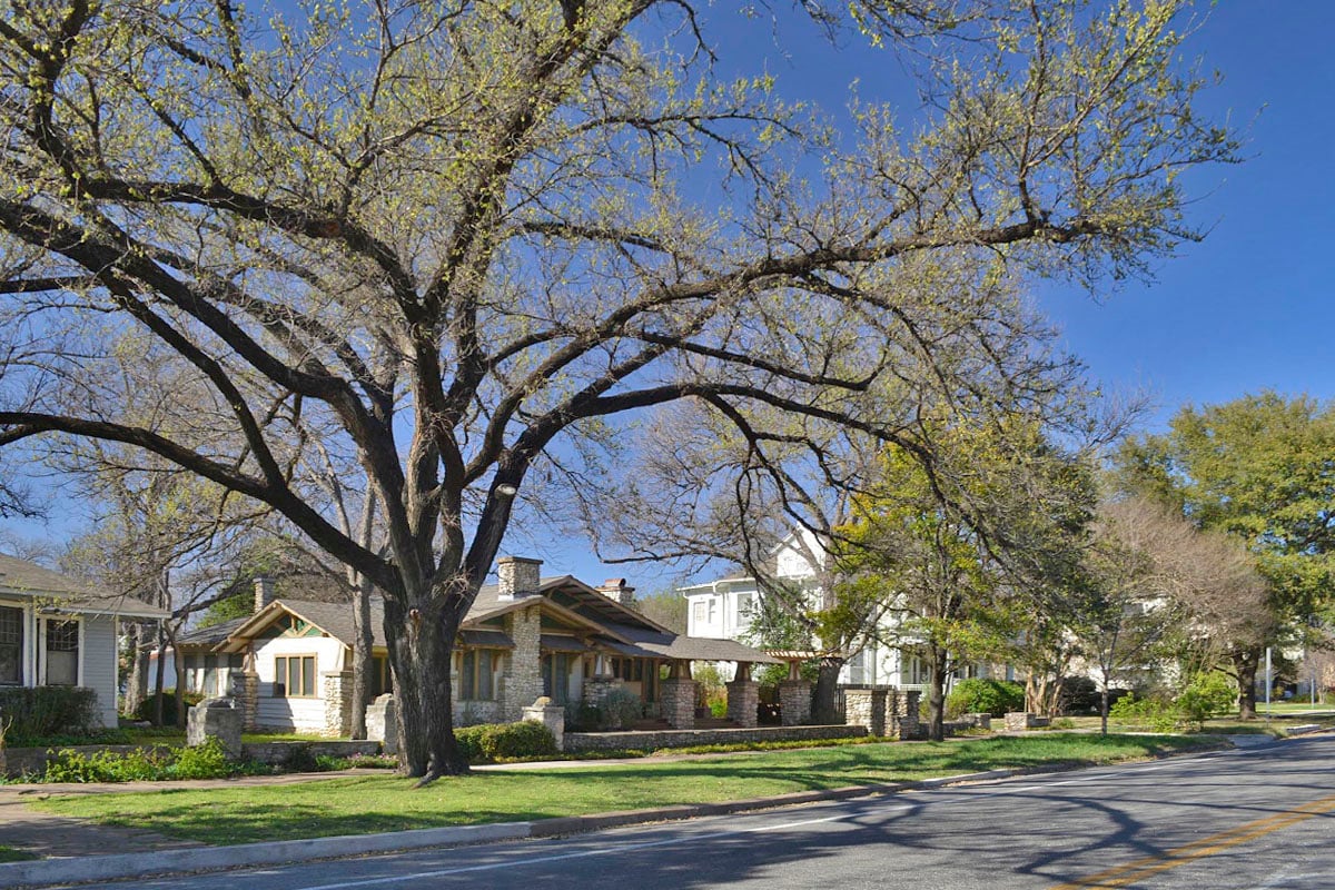 Houses in Hyde Park Austin Texas
