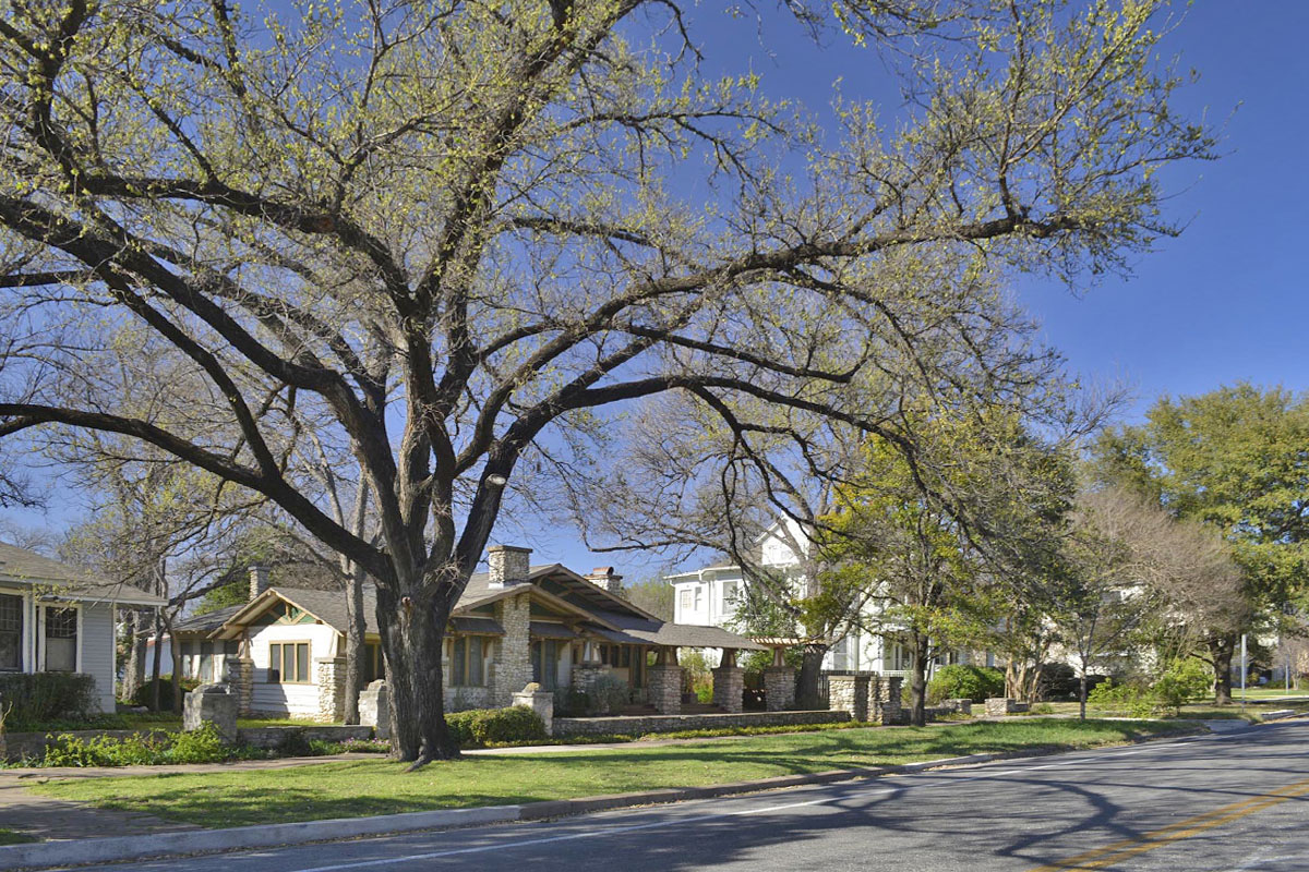 Houses in Hyde Park Austin Texas