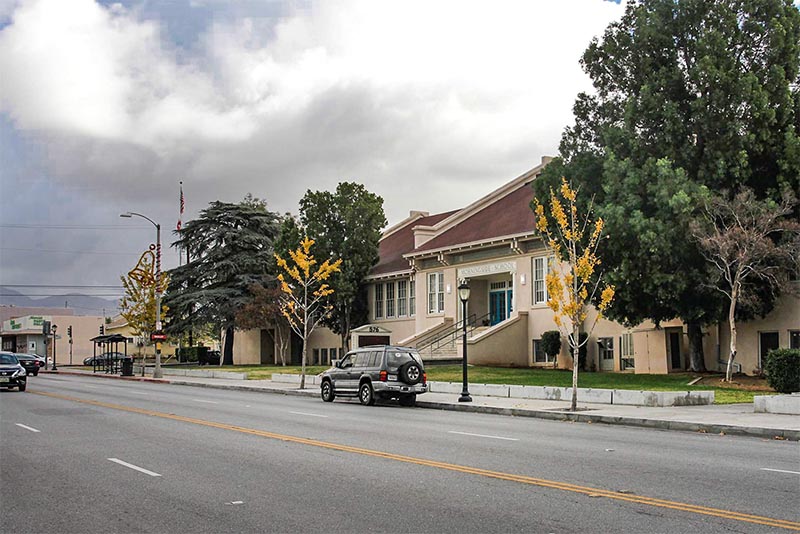 A school in the Pacoima area of Los Angeles California