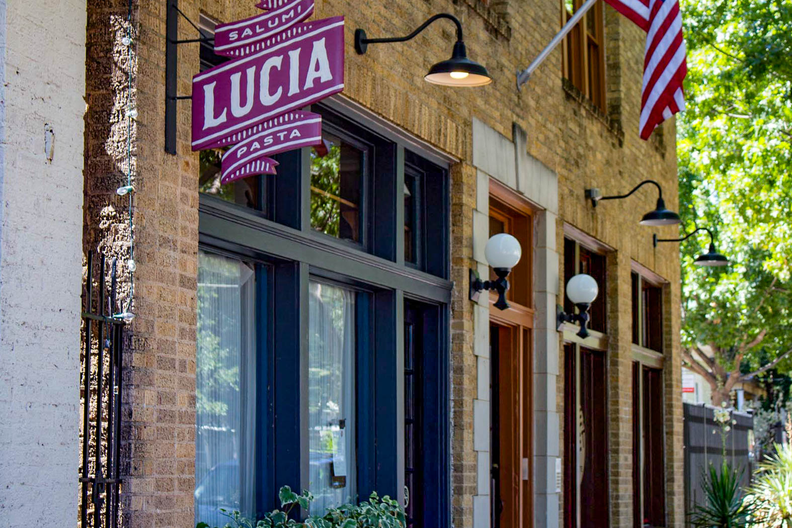 Lucia, an Italian restaurant within the Bishop Arts District of Dallas. 