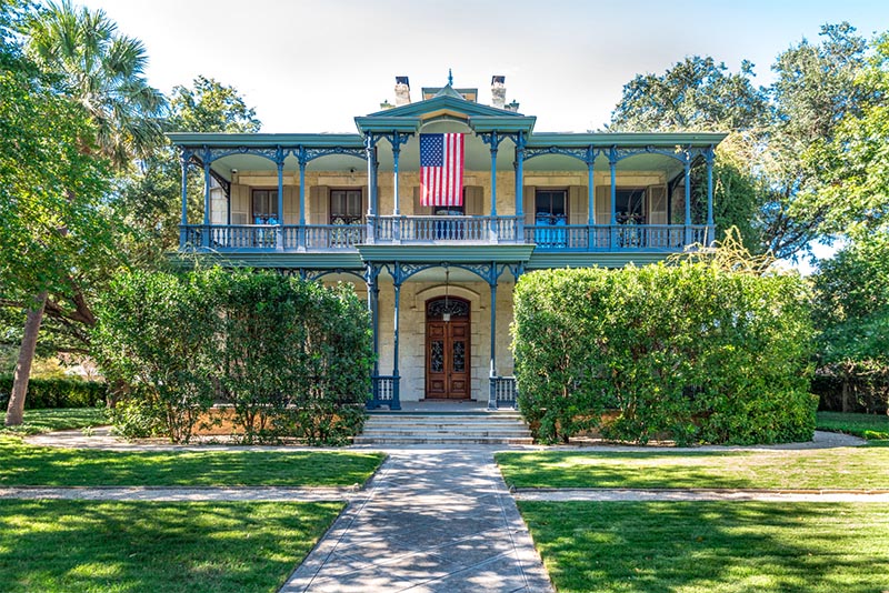 A historic home in San Antonio Texas