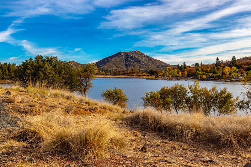 A peaceful mountain scene in Julian California