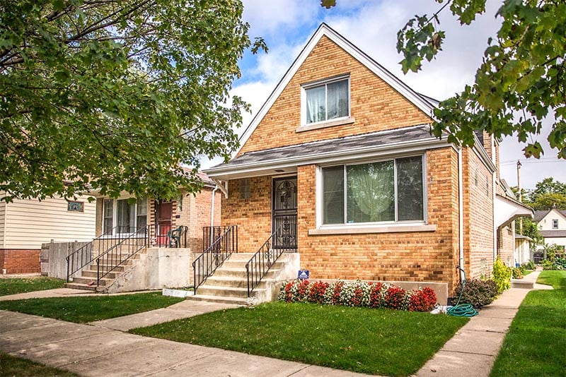 A home in the South Deering neighborhood of Chicago