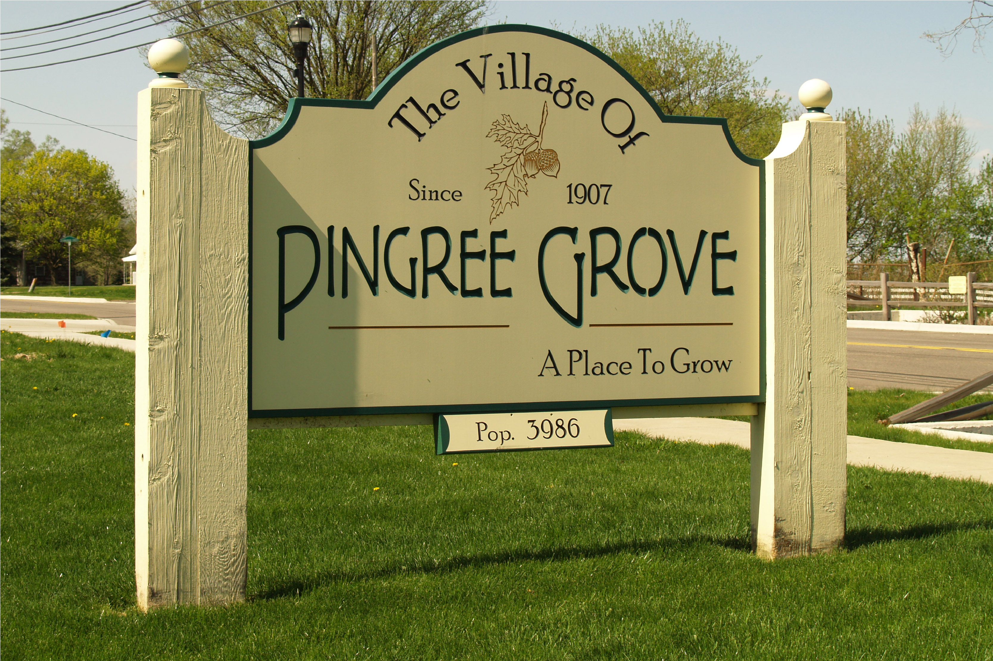 Pingree Grove Sign