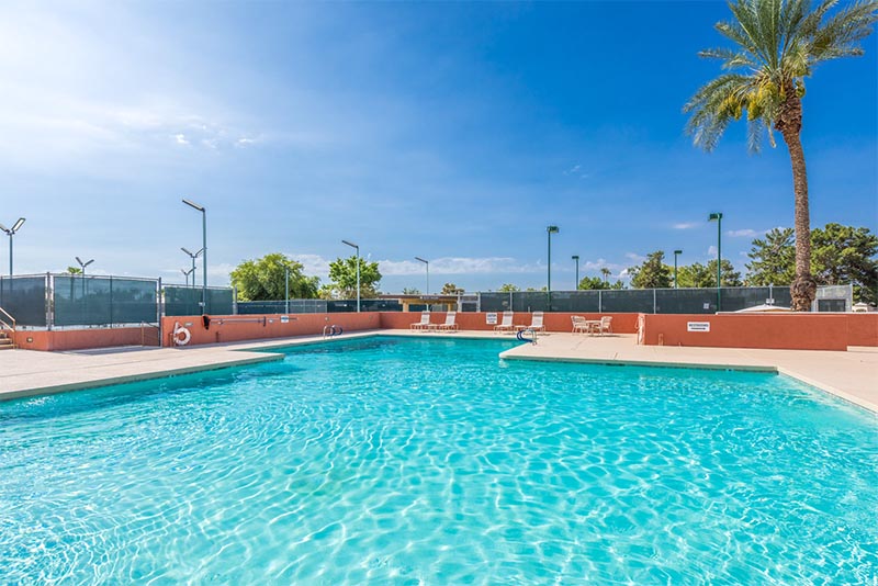 A lap pool at the Sun Lakes MPC in Arizona