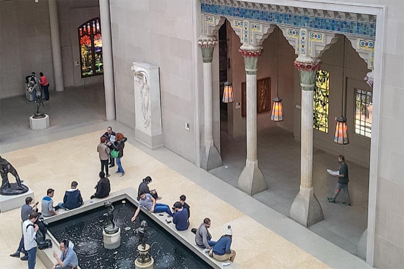 The Metropolitan Museum of Art on the Upper East Side