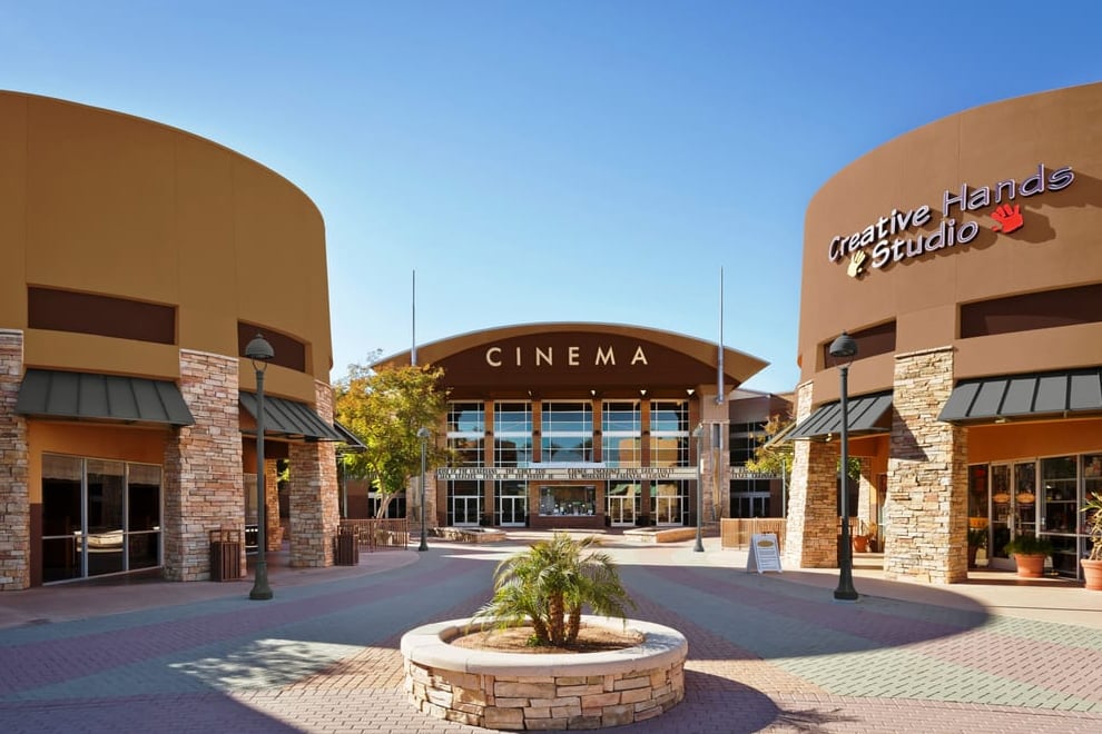 A newly developed Regal Cinemas and Creative Hands Studio at the Gilbert Town Square