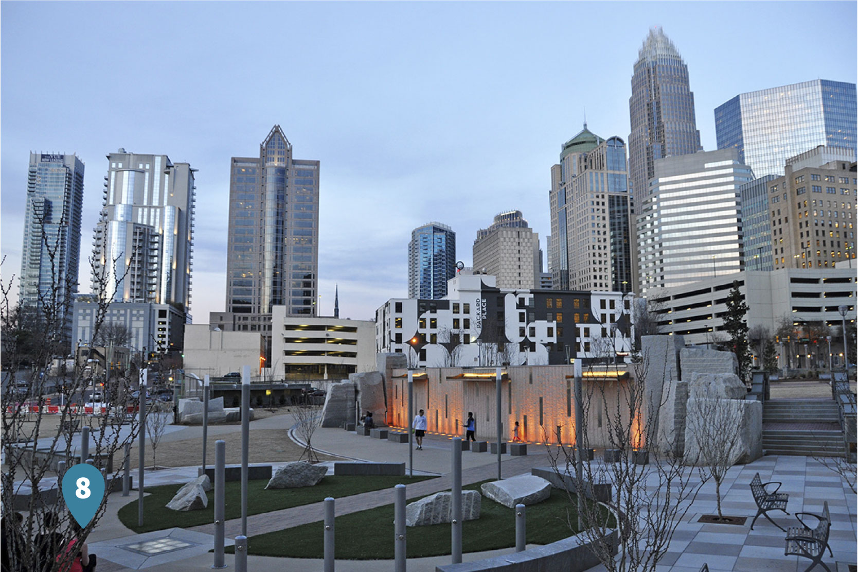 Romare Bearden Park in Charlotte, North Carolina