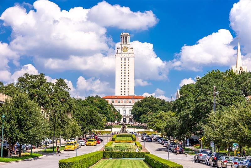 UT Tower at The University of Texas in Austin