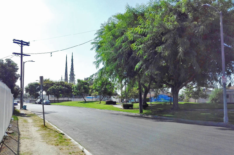 view of neighborhood homes and street